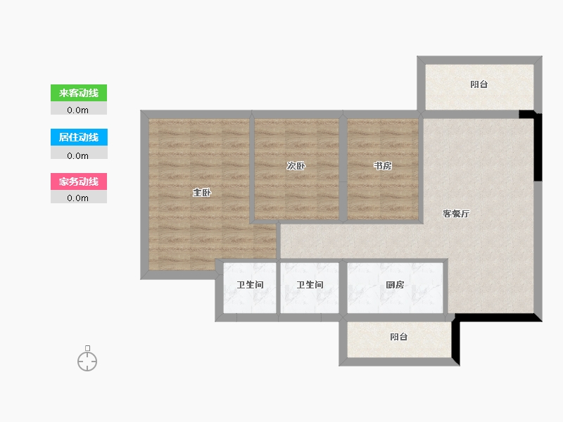 广东省-中山市-纯水岸-73.90-户型库-动静线