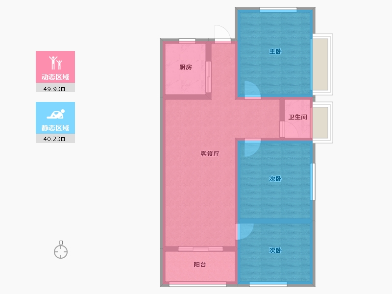 海南省-三亚市-水三千-80.04-户型库-动静分区