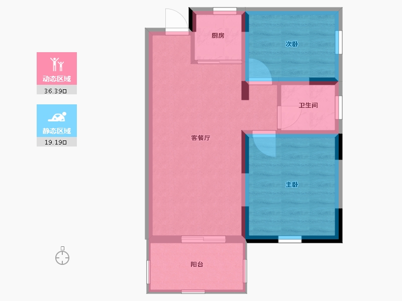 广西壮族自治区-北海市-桐洋华府-49.16-户型库-动静分区