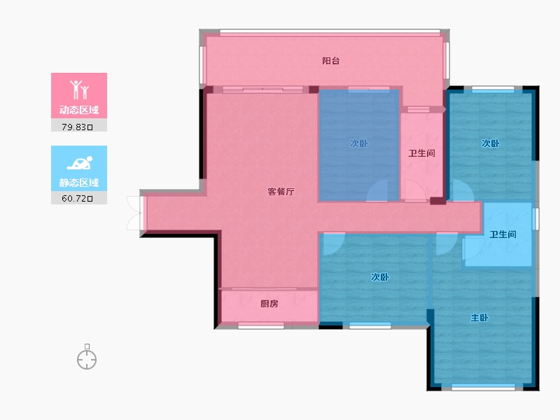 广西壮族自治区-南宁市-大世界碧贵园-117.46-户型库-动静分区