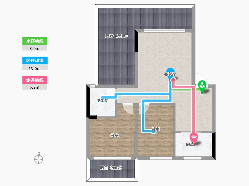 广西壮族自治区-百色市-靖西普罗旺斯-86.10-户型库-动静线