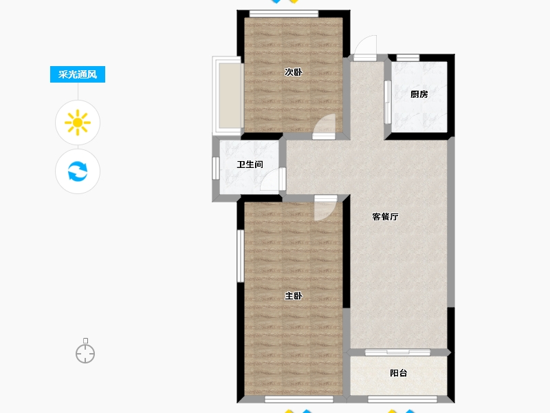 海南省-三亚市-水三千-82.69-户型库-采光通风