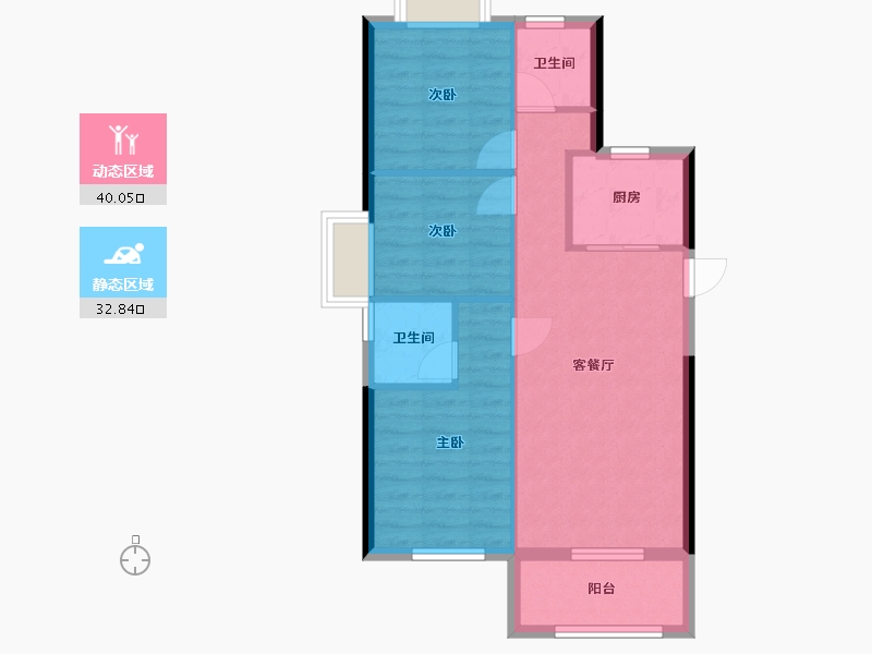 广西壮族自治区-北海市-金滩郡-65.65-户型库-动静分区