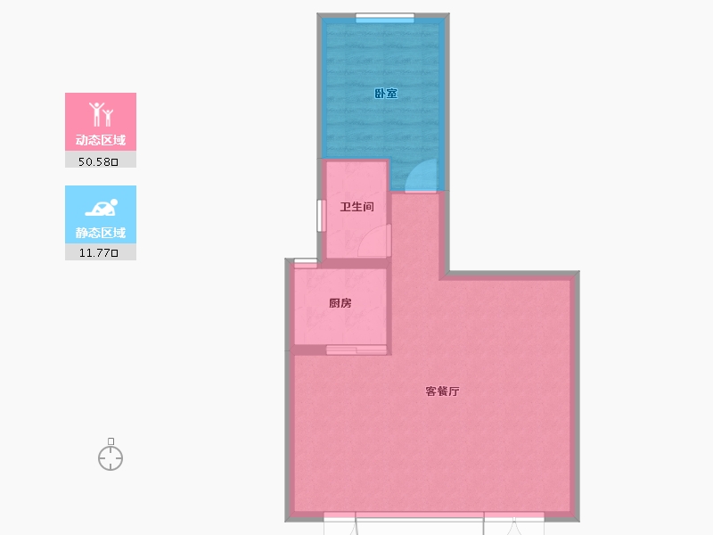 广西壮族自治区-南宁市-九樾府樾境-57.02-户型库-动静分区