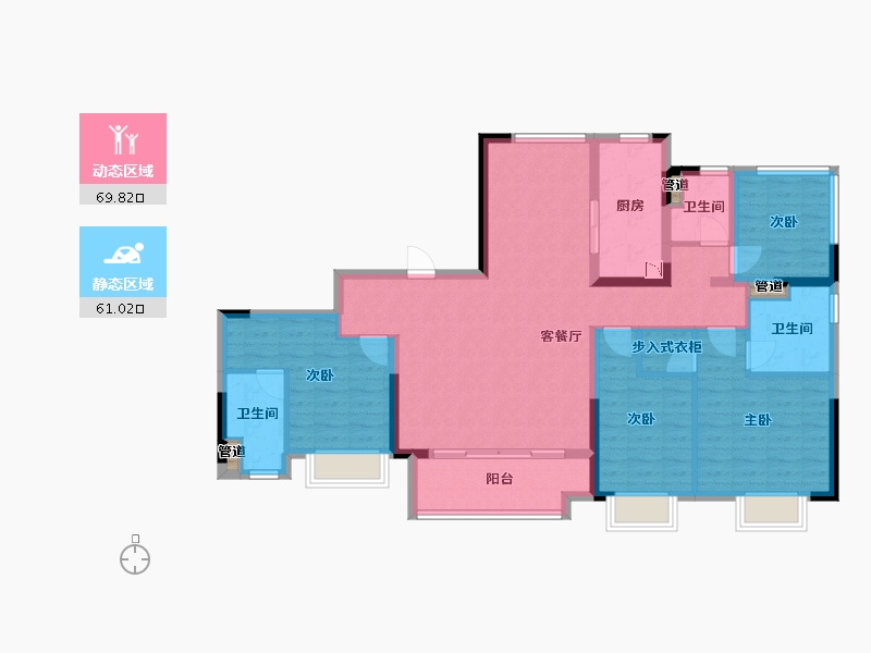 广西壮族自治区-桂林市-新城安厦大都会-117.72-户型库-动静分区