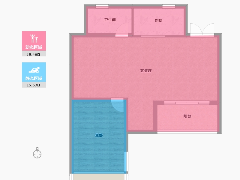 广西壮族自治区-南宁市-九樾府樾境-68.34-户型库-动静分区