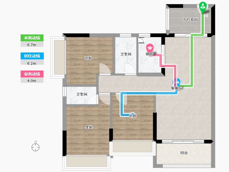 广东省-中山市-水韵名门-81.47-户型库-动静线