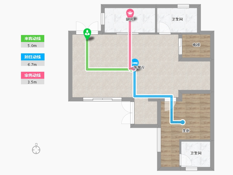 广西壮族自治区-南宁市-九樾府樾境-68.54-户型库-动静线