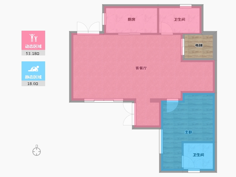 广西壮族自治区-南宁市-九樾府樾境-68.54-户型库-动静分区