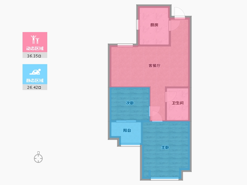 山东省-青岛市-中海国际社区-56.51-户型库-动静分区