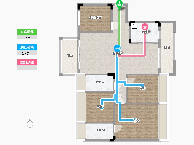 湖南省-邵阳市-隆回碧桂园-100.50-户型库-动静线