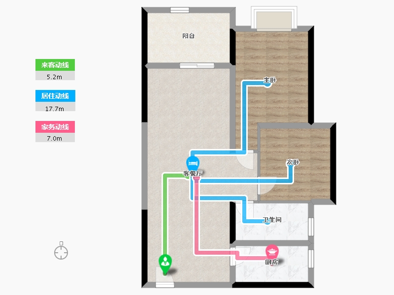 广西壮族自治区-北海市-候鸟湾三期-77.24-户型库-动静线