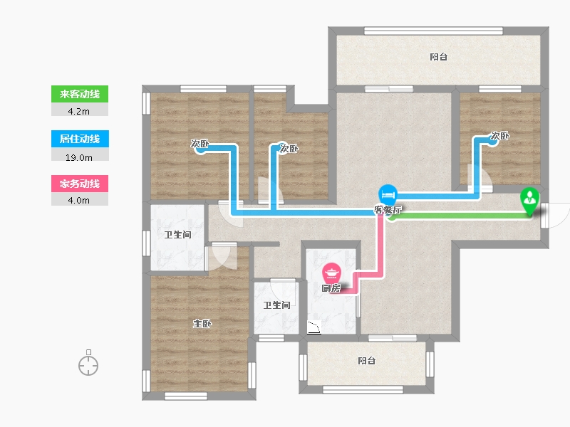 广西壮族自治区-南宁市-天健和府-97.28-户型库-动静线