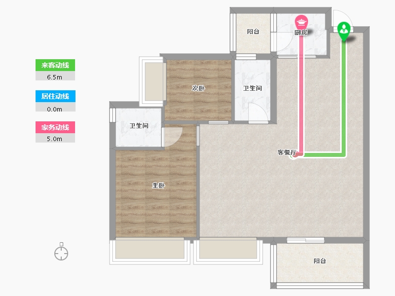 广东省-中山市-润达幸福汇-77.19-户型库-动静线