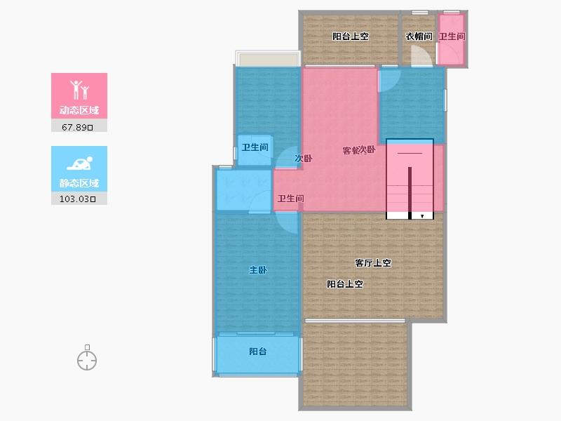 广东省-揭阳市-榕水湾-266.62-户型库-动静分区