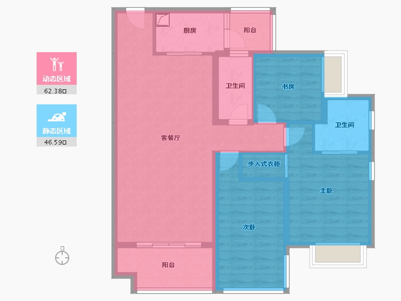 四川省-德阳市-美信国际花园城-97.48-户型库-动静分区