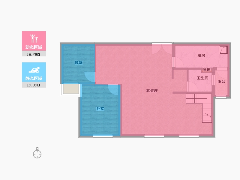 四川省-泸州市-世纪玺悦-70.10-户型库-动静分区