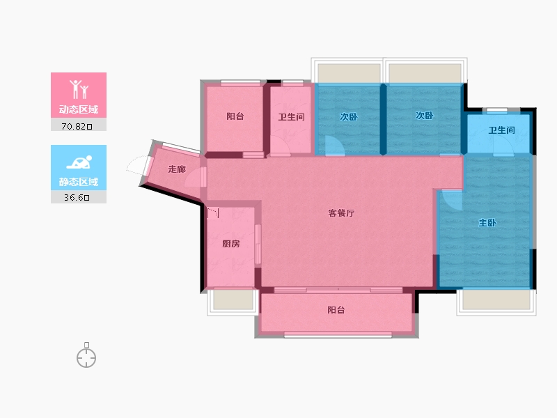 广东省-中山市-美的悦府-96.10-户型库-动静分区