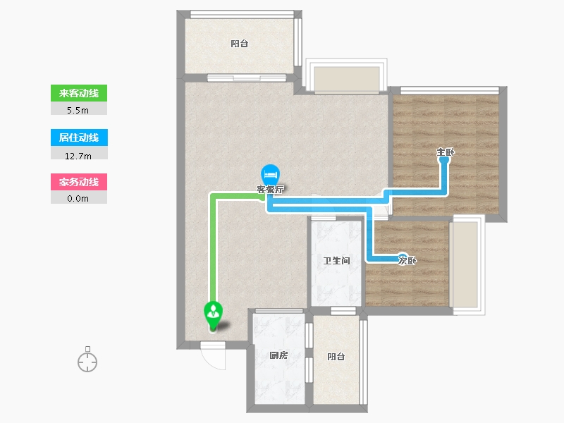 广东省-中山市-润达幸福汇-72.80-户型库-动静线