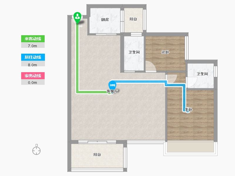 广东省-中山市-润达幸福汇-80.80-户型库-动静线