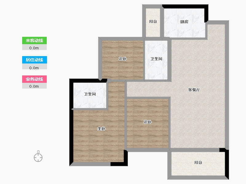 广东省-中山市-富逸城·臻誉-88.31-户型库-动静线