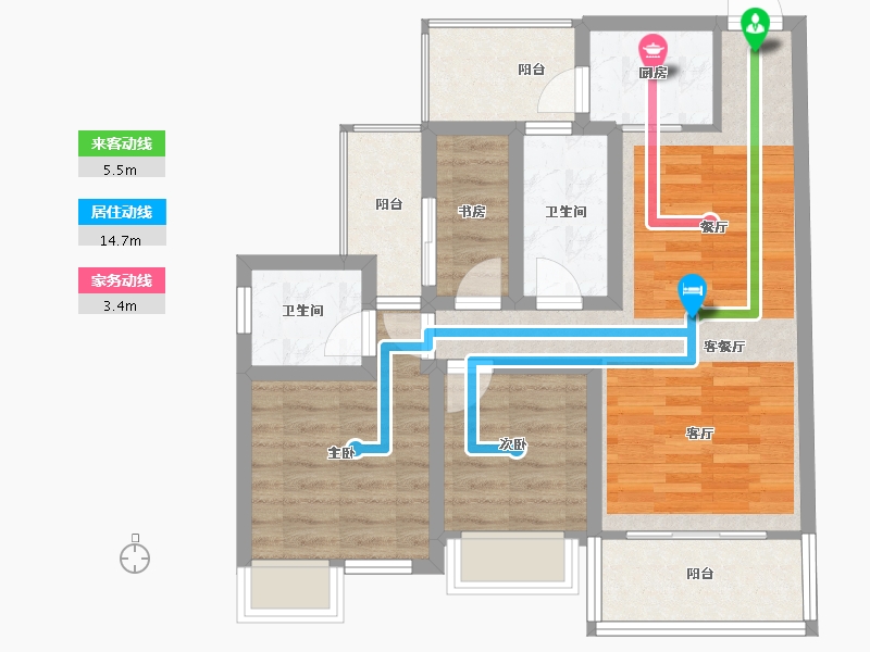 四川省-遂宁市-大英四季花城-72.04-户型库-动静线