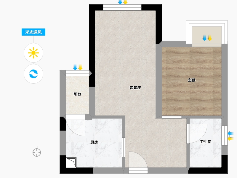 四川省-乐山市-东润·学府里-32.31-户型库-采光通风