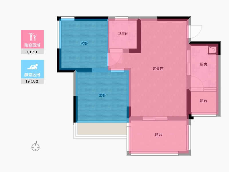 四川省-乐山市-阳光·青江壹号-52.19-户型库-动静分区