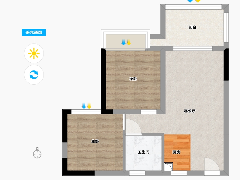 四川省-乐山市-领地峨眉莲花湖-46.12-户型库-采光通风