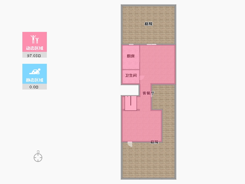 广西壮族自治区-南宁市-华夏院子璞院-205.61-户型库-动静分区