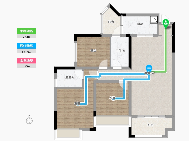 四川省-绵阳市-航民天府锦园-86.92-户型库-动静线