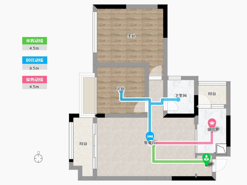 四川省-绵阳市-航民天府锦园-64.37-户型库-动静线