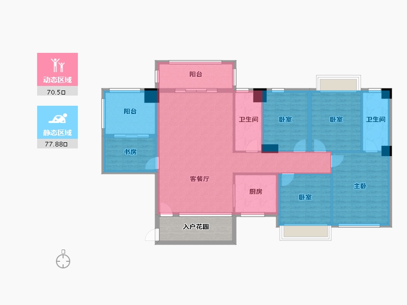 广西壮族自治区-百色市-靖西阳光城-140.98-户型库-动静分区