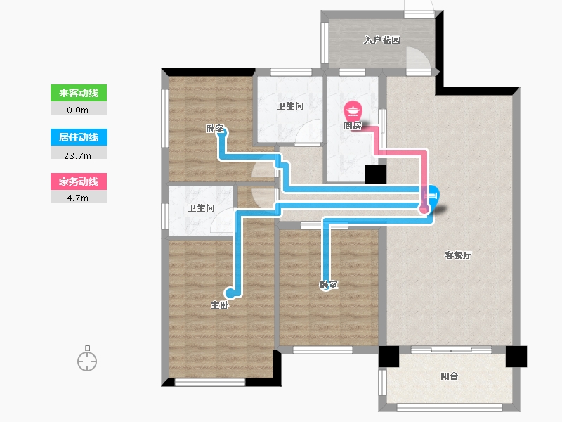 广西壮族自治区-百色市-靖西阳光城-100.72-户型库-动静线