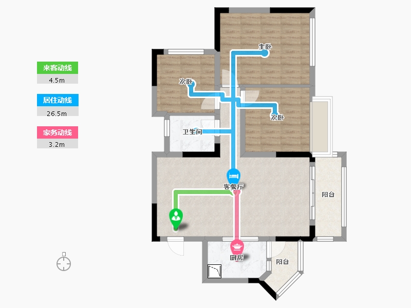 四川省-绵阳市-航民天府锦园-80.49-户型库-动静线