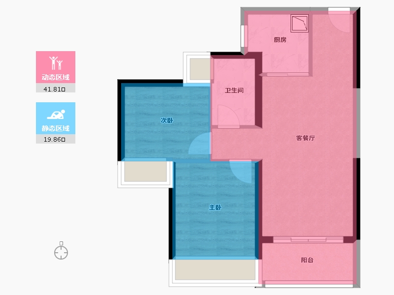 广东省-深圳市-特发天鹅湖畔-54.57-户型库-动静分区