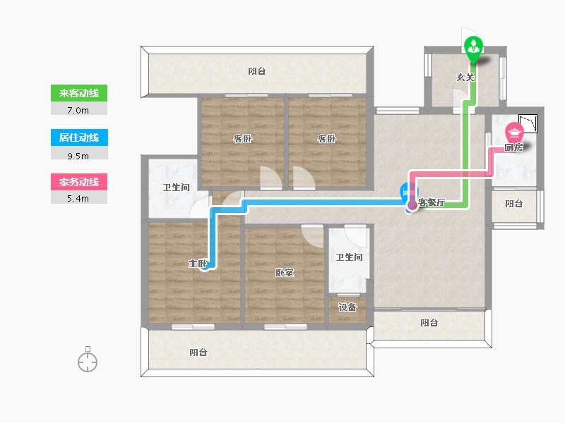 四川省-南充市-御星湾-116.46-户型库-动静线