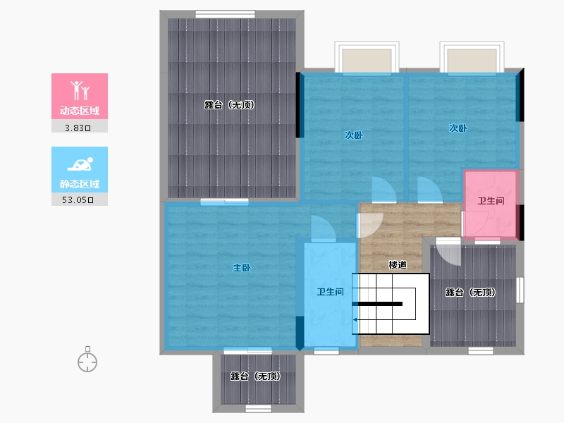 广西壮族自治区-南宁市-翡翠时光-95.75-户型库-动静分区