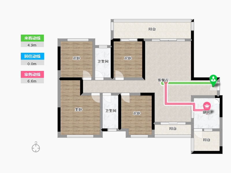 广西壮族自治区-桂林市-兴安彰泰学府-121.75-户型库-动静线