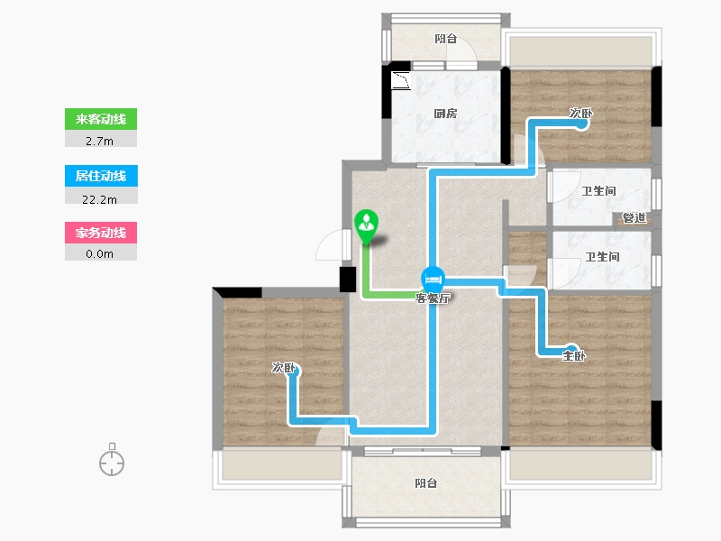 广西壮族自治区-桂林市-平乐碧桂园-87.42-户型库-动静线