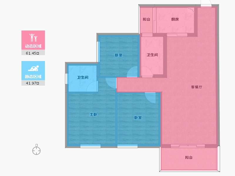 四川省-南充市-文博园-93.01-户型库-动静分区