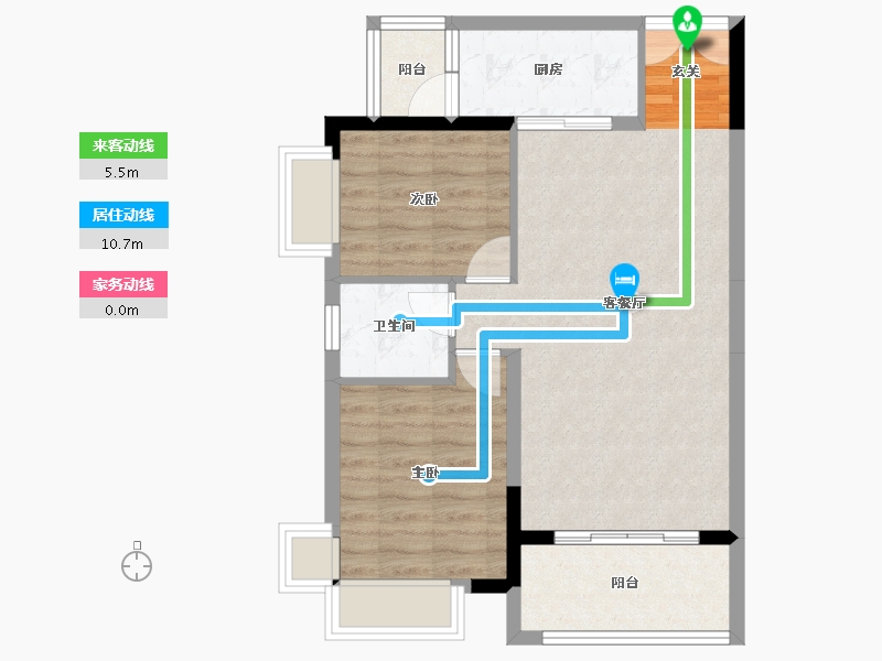 广东省-揭阳市-揭阳幸福城-68.02-户型库-动静线