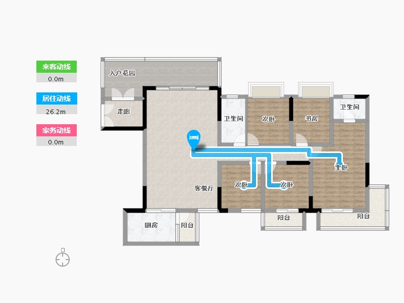 广东省-揭阳市-揭阳幸福城-142.31-户型库-动静线