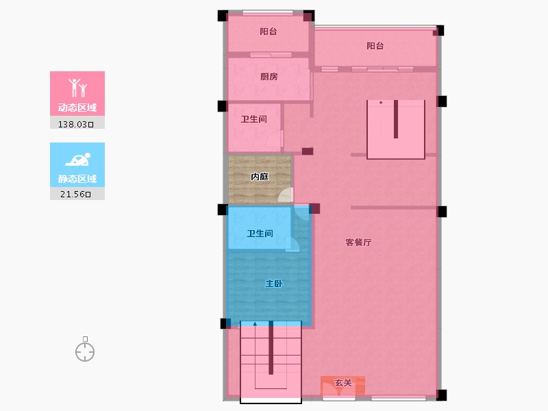 广东省-揭阳市-隆江新城-153.46-户型库-动静分区