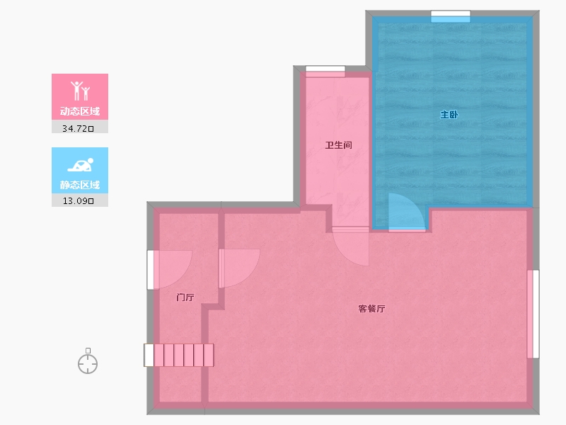 广西壮族自治区-南宁市-荣和公园大道华府-43.11-户型库-动静分区