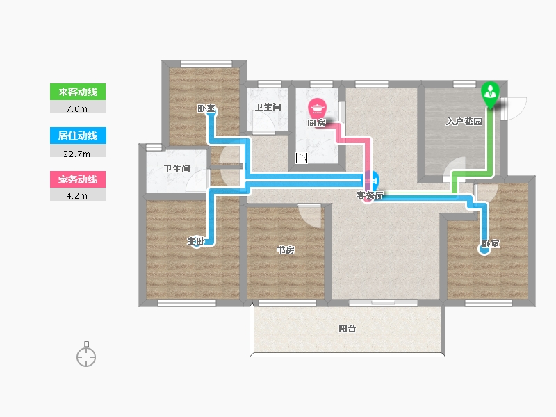 四川省-遂宁市-金科集美天宸-98.73-户型库-动静线