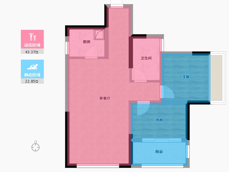 四川省-绵阳市-三汇英郡-58.10-户型库-动静分区