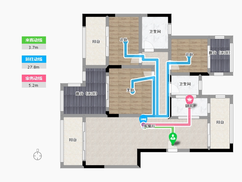 四川省-绵阳市-三汇英郡-122.34-户型库-动静线