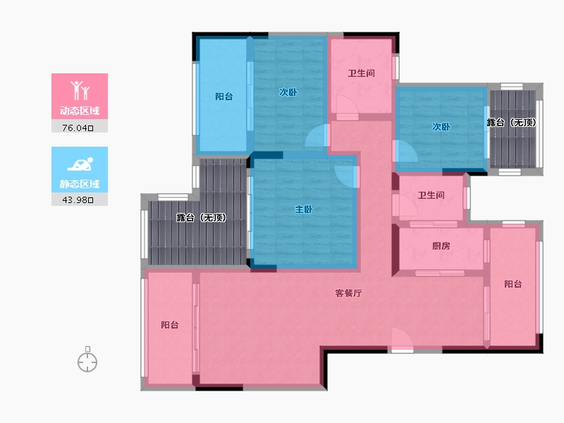 四川省-绵阳市-三汇英郡-122.34-户型库-动静分区