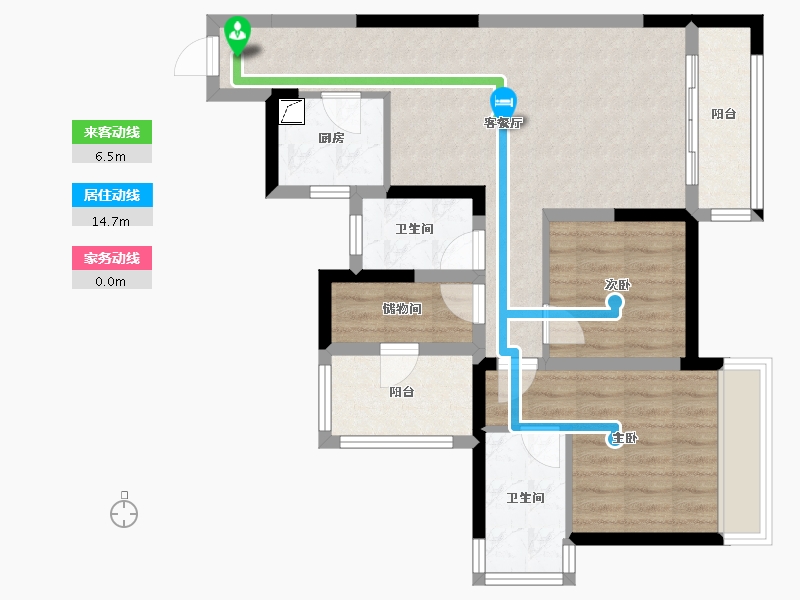 四川省-绵阳市-三汇英郡-72.46-户型库-动静线